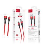SJX201 Lightning Fast Charging Cable – 60W, 100cm Durable Data Cable - Image 2
