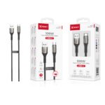 SJX135-136-137 100W Fast Charging Cable – Lightning / Type-C / Micro USB