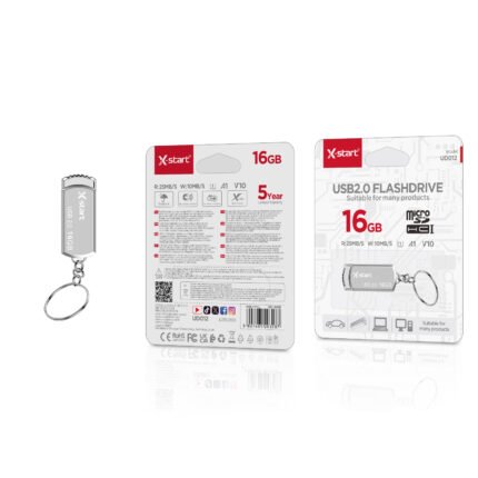 UD012 U盘Silver USB Flash Drive, USB 2.0, 16GB, 10MB/s, 5-Year Warranty